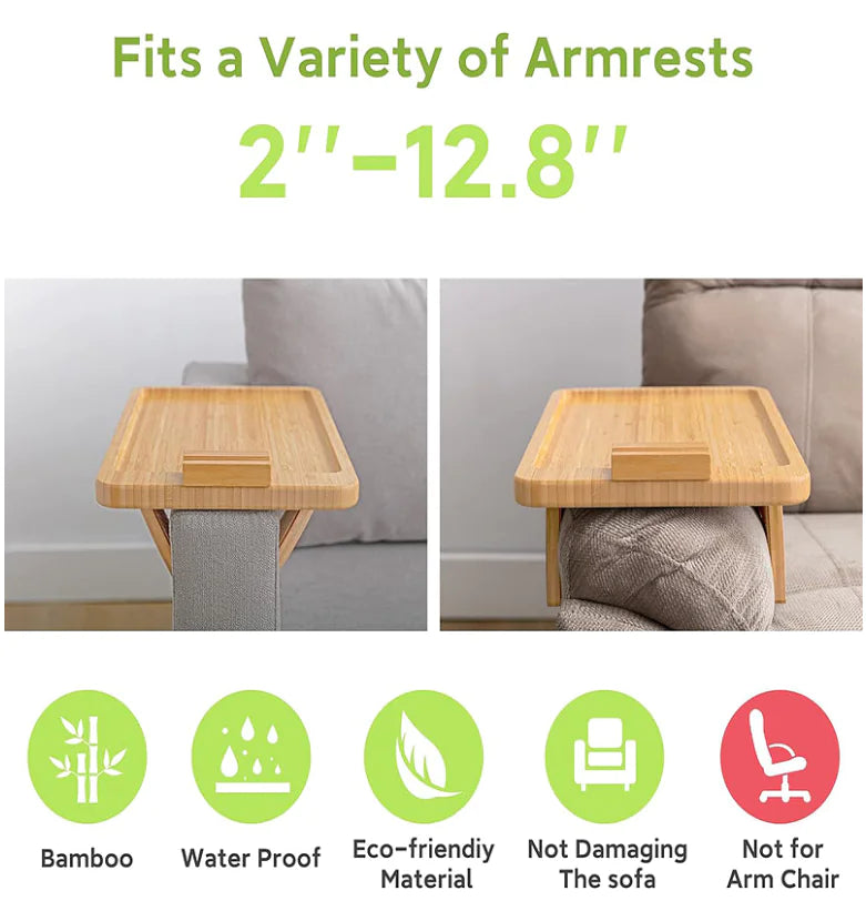 Wooden Lazy Sofa Tray